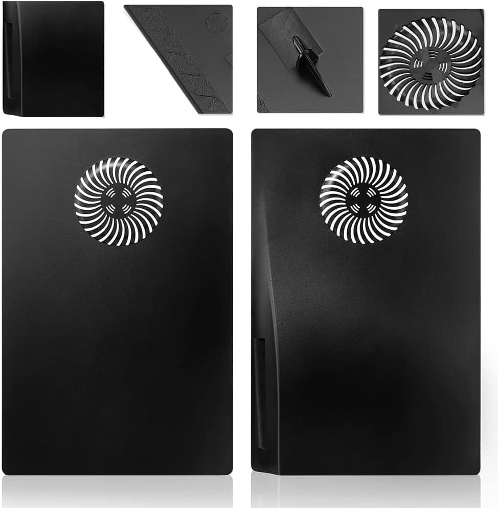 Cover Plates with Cooling Vent for 2020 PS5 Disc Edition, KANNGENN Replacement S - Thumbnail 7