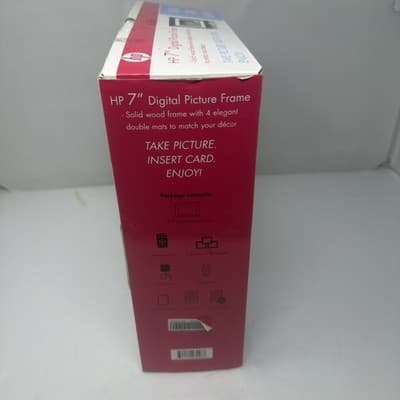 Hewlett Packard HP 7" Ditigal Picture Frame Black512 df780a4 - Thumbnail 2