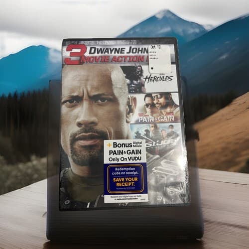 Dwayne Johnson 3 Movie Action Pack [New DVD] Gift Set (A15)