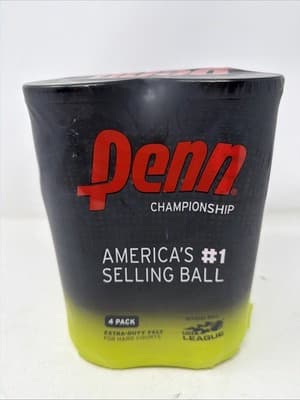 Penn Championship Extra Duty Felt Tennis Balls 4 Packs 12 Balls Total (A15)