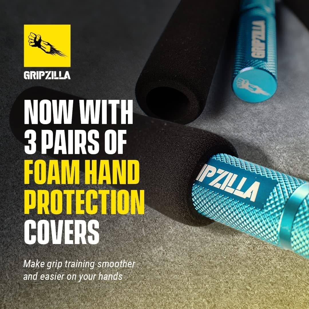 GRIPZILLA Grip Strength Trainer 50-300lb, Hand Gripper Strengthener Workout Kit, - Thumbnail 7