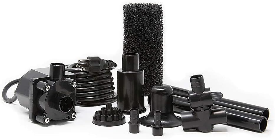 Beckett FR900 Pond Pump Set Fountain Pump Submersible Outdoor, Maximum Flow of