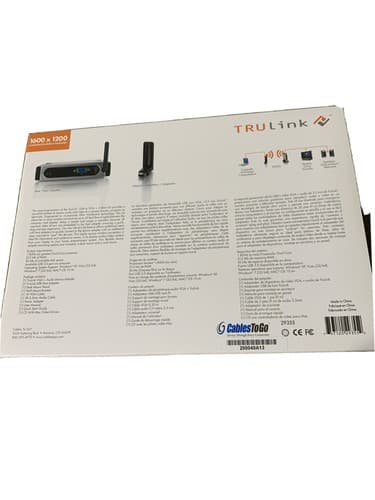 C2G/Cables to Go Trulink Wireless USB to VGA+3.5mm Audio Kit Black/Silver 29355 - Thumbnail 2