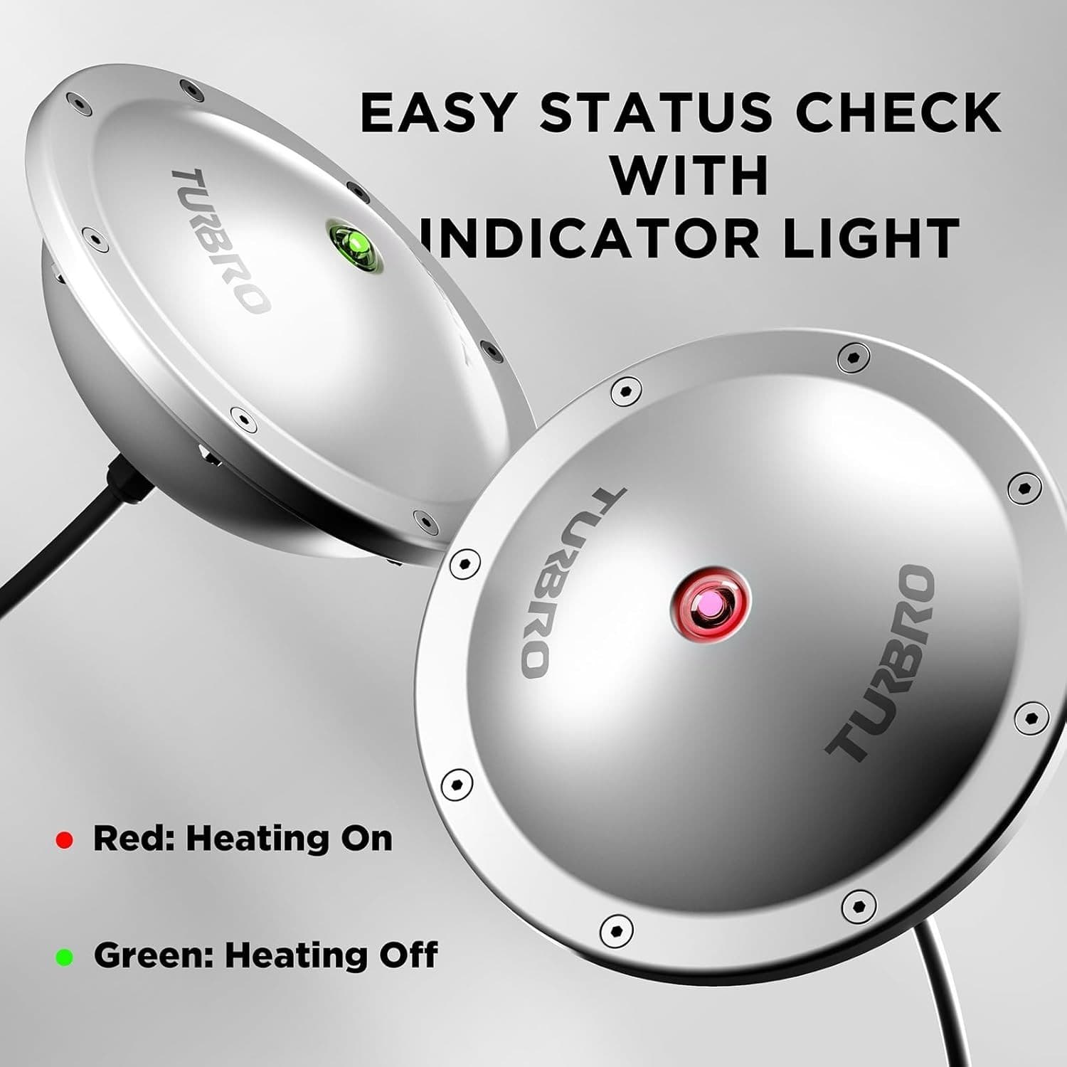 TURBRO Pond De-icer, Floating Pond Heater with 32.8 ft. UL Approved Cord, Full - Thumbnail 5