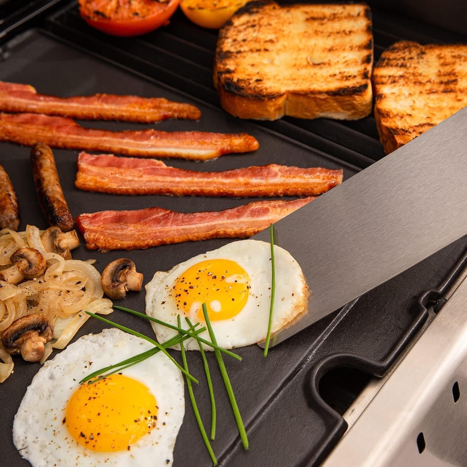 Broil King 11242 Exact Fit Cast Iron Griddle, Baron, Crown Series Gas Grills, - Thumbnail 2