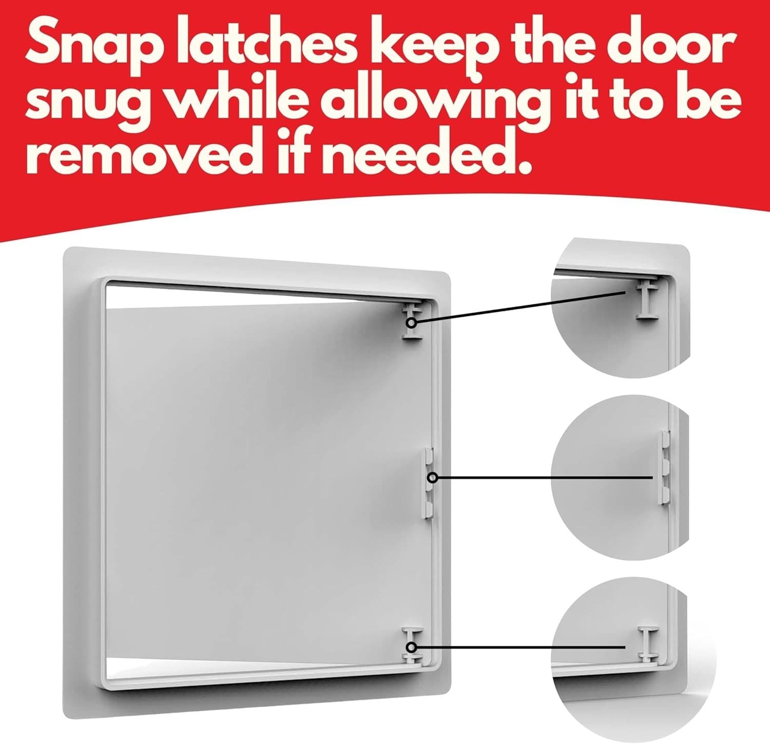 Access Panel for Drywall - Wall & Ceiling Plumbing and Electrical Hinged Access - Thumbnail 4