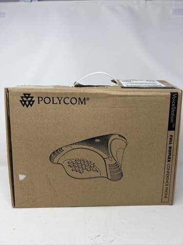 Polycom Voicestation 300 VS300 Full Duplex Analog Conference Phone Office Audio
