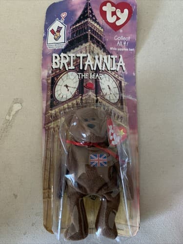🔥🔥ty beanie babies britannia the bear🔥🔥A3