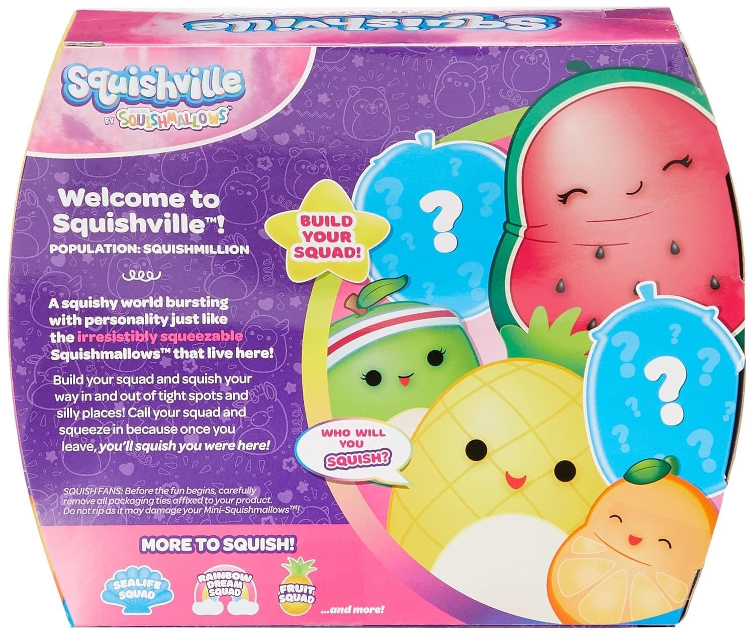 Squishville Squishmallows Mystery Mini Plush Fruit Squad, Six 2” Soft Minimallow - Thumbnail 5