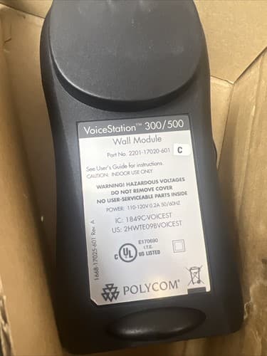 Polycom Voicestation 300 VS300 Full Duplex Analog Conference Phone Office Audio - Thumbnail 10
