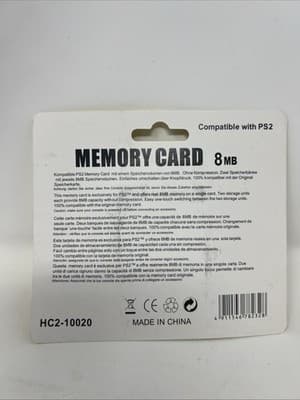 8MB Megabyte Memory Card Data Sony PlayStation 2 PS2 Slim Game Console. (A9) - Thumbnail 5