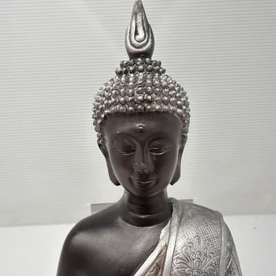 Small Sitting Buddha Figurine Home Decor 8 INCH (A15) - Thumbnail 2
