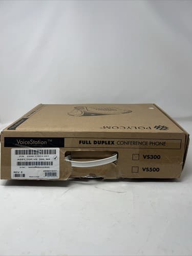 Polycom Voicestation 300 VS300 Full Duplex Analog Conference Phone Office Audio - Thumbnail 3