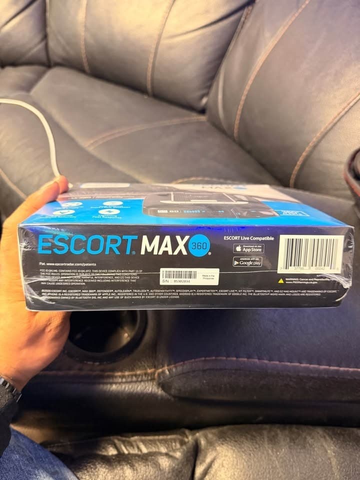 360 -GPS Escort Max Laser Radar Detector Directional Alerts Dual AntennaBL - Thumbnail 4