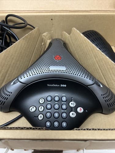 Polycom Voicestation 300 VS300 Full Duplex Analog Conference Phone Office Audio - Thumbnail 6