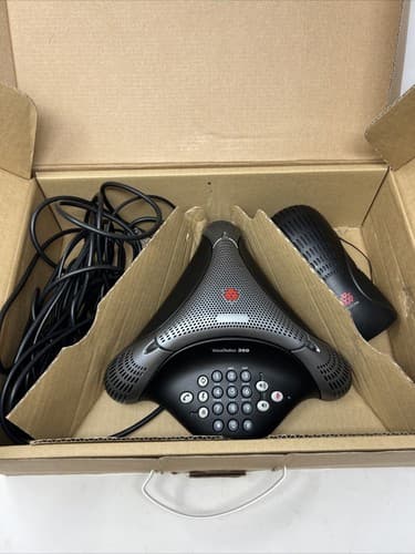 Polycom Voicestation 300 VS300 Full Duplex Analog Conference Phone Office Audio - Thumbnail 5