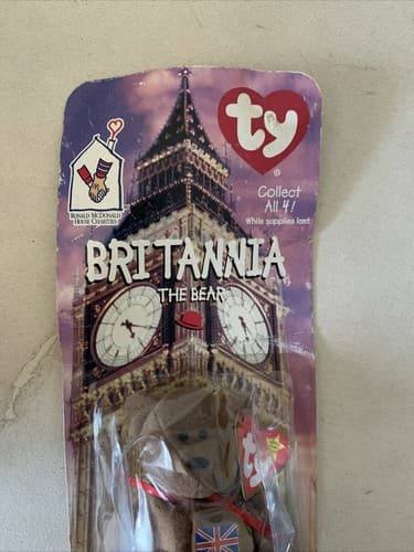 🔥🔥ty beanie babies britannia the bear🔥🔥A3 - Thumbnail 4