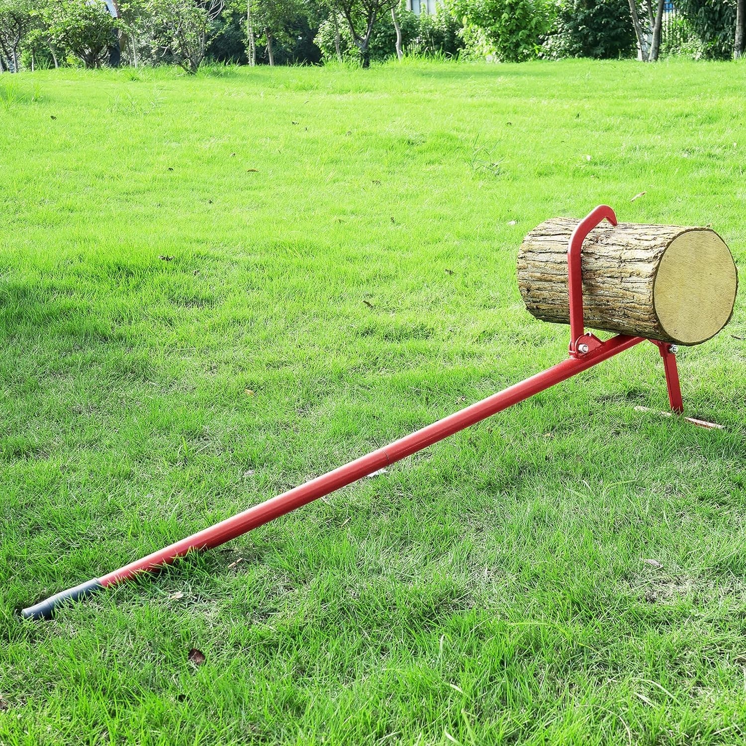 1942 Earth Worth | Timberjack | Log Lifter | Steel | 45 Inches Red - Thumbnail 2