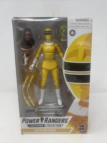 HASBRO POWER RANGERS LIGHTNING COLLECTION ZEO YELLOW RANGER ACTION FIGURE (A4)