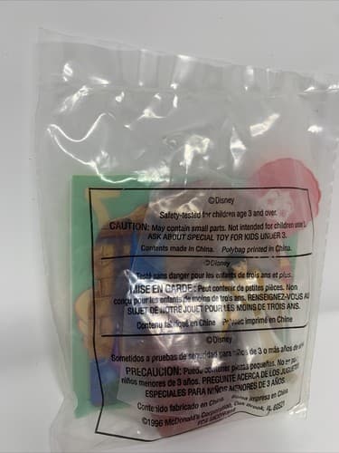 1996 McDonald's Happy Meal Disney Aladdin King of Thieves #7 Figurine Building - Thumbnail 4