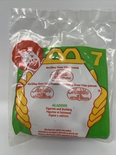 1996 McDonald's Happy Meal Disney Aladdin King of Thieves #7 Figurine Building - Thumbnail 2