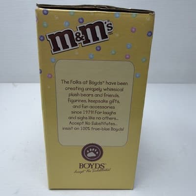 Boyds Bear Purple M&M Easter Bunny Resin Figurine 929005 4” NIB (A18) - Thumbnail 2