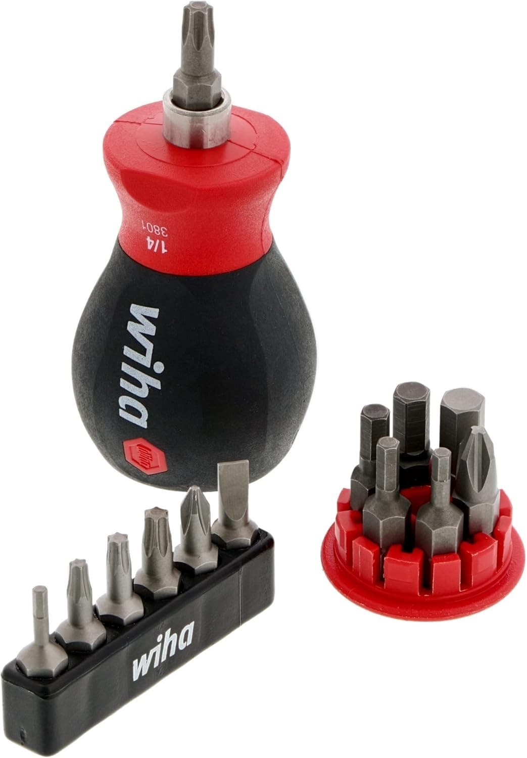 Wiha 91801 14 Piece Stubby Bike Repair Multi-Driver With Road Runner® Burrito - Thumbnail 4