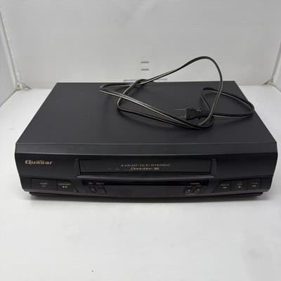 Quasar VHQ-450 VCR VHS Player Recorder Omnivision 4Head HiFi No Remote UNTESTED