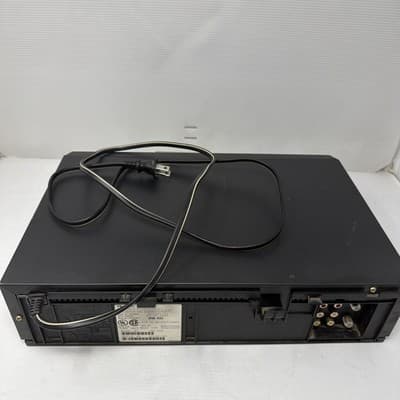 Quasar VHQ-450 VCR VHS Player Recorder Omnivision 4Head HiFi No Remote UNTESTED - Thumbnail 4