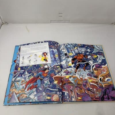 1990s Superman DC Comics Look & Find Hardcover Collector Puzzle Book (A9) - Thumbnail 6