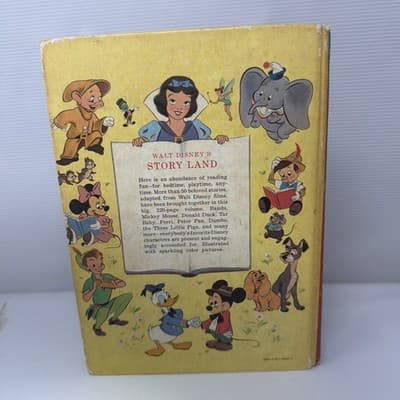 Vintage Walt Disney’s Story Land Hardcover Book 1962 Golden 55 Favorite Stories - Thumbnail 3