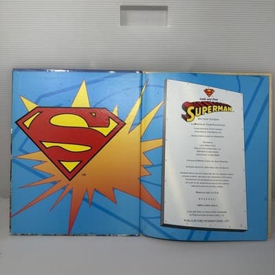 1990s Superman DC Comics Look & Find Hardcover Collector Puzzle Book (A9) - Thumbnail 4