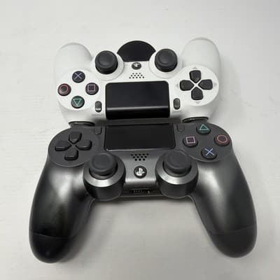 x2 Sony PlayStation 4 Wireless Controller CUH-ZCT2U Black Built-in Track Pad (A3 - Thumbnail 6