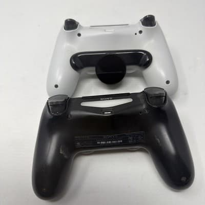 x2 Sony PlayStation 4 Wireless Controller CUH-ZCT2U Black Built-in Track Pad (A3 - Thumbnail 3