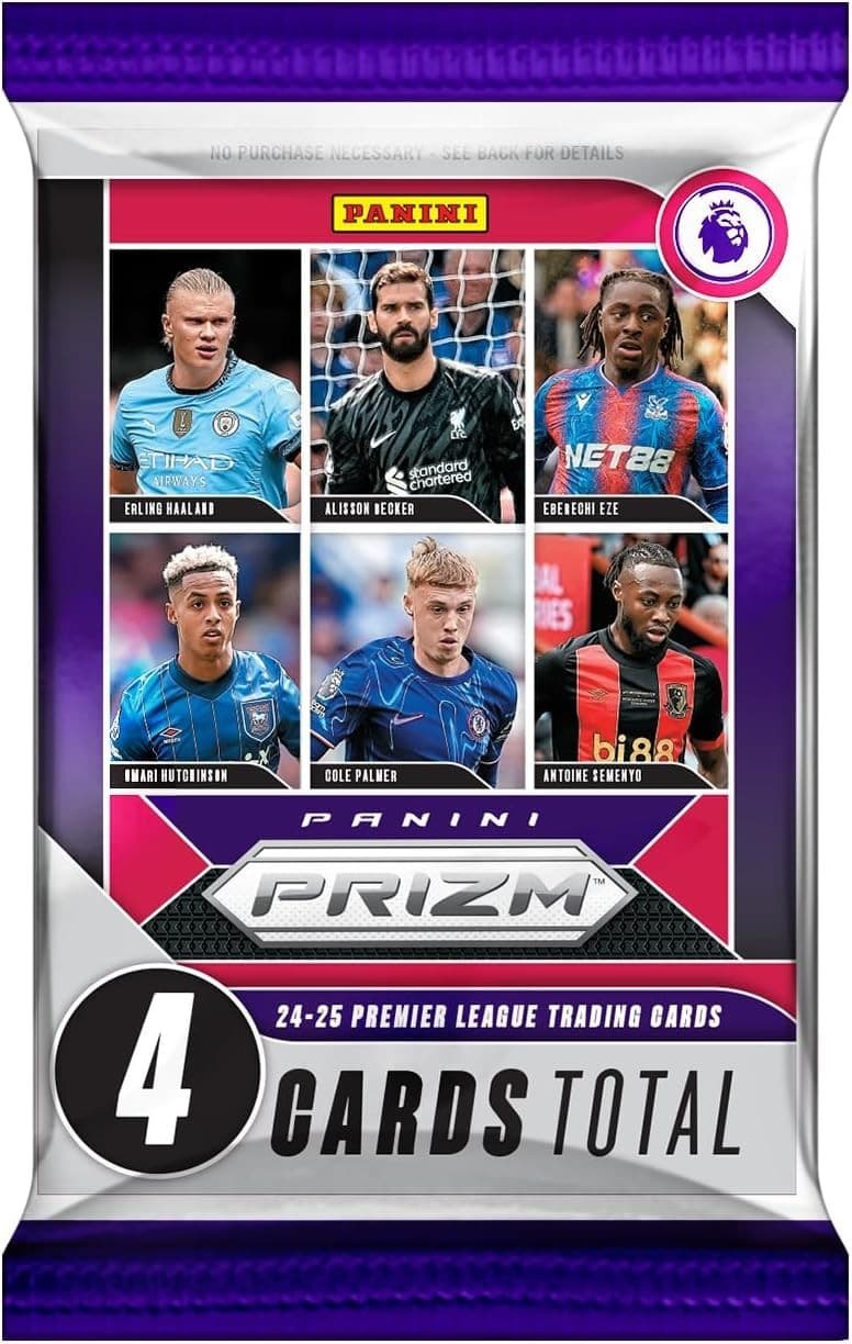 2024–25 Panini Prizm Premier League Blaster Box – EPL Soccer Trading Cards – Inc - Thumbnail 2