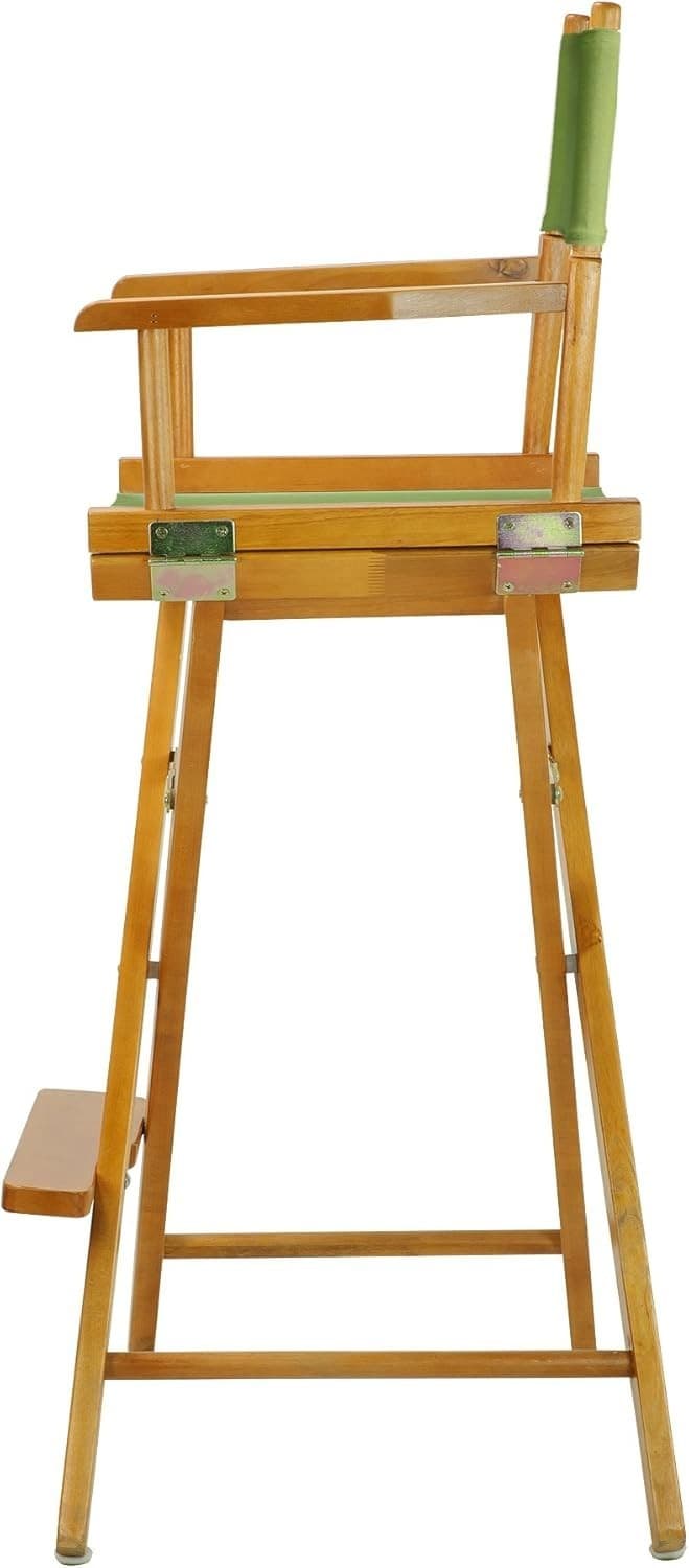Casual Home 230-05/021-72 Honey Oak Frame-Lime Green Canvas Director Chair 30" - - Thumbnail 5