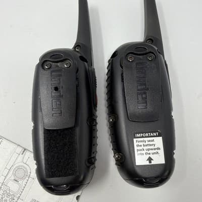 Uniden GMRS 720-2 Black & Gray Wireless Long Range Two Way Radio Walkie Talkie - Thumbnail 4