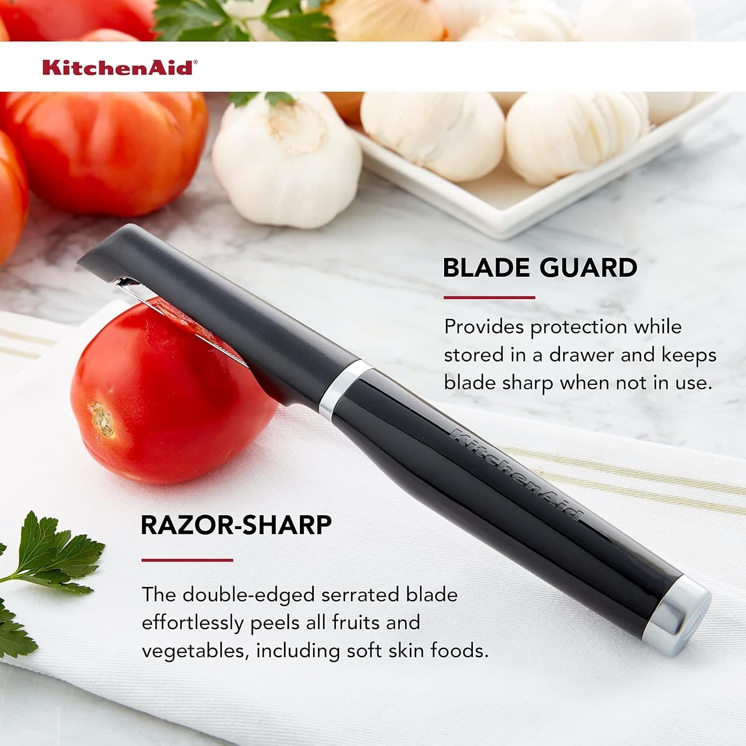 KitchenAid Classic Multifunction Can Opener/Bottle Opener, 8.34-Inch, Black & Ki - Thumbnail 5