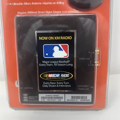 MLB XM Direct XMD1000 Universal Tuner Box Satellite Radio Ready Car Stereo New - Thumbnail 2