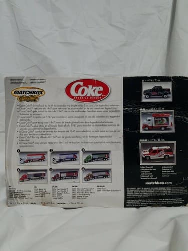 Matchbox Collectibles Coca Cola Calendar Girls #1 Semi Tractor Trailer Rare A10 - Thumbnail 3