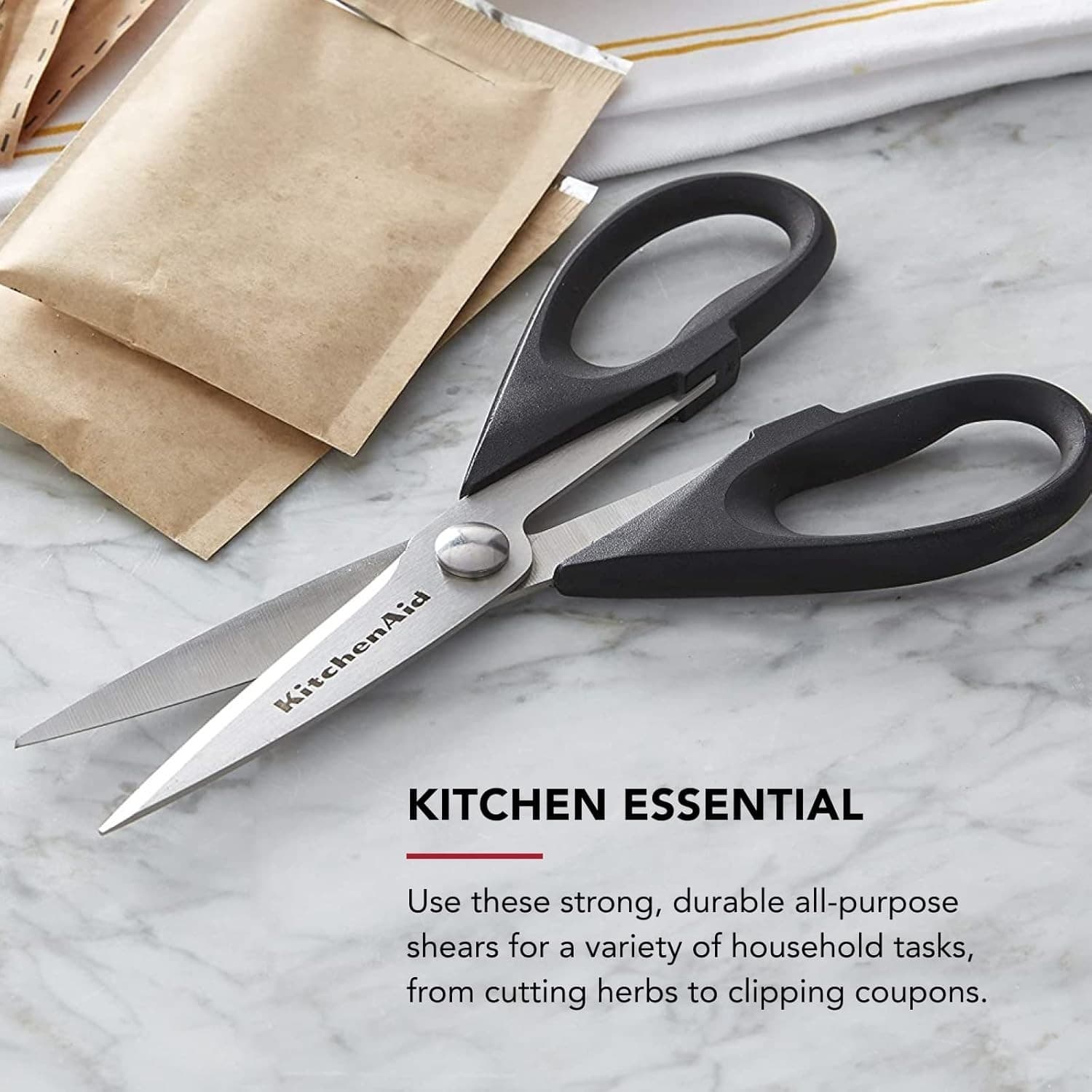 KitchenAid Classic Multifunction Can Opener/Bottle Opener, 8.34-Inch, Black & Ki - Thumbnail 7