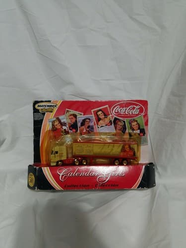 Matchbox Collectibles Coca Cola Calendar Girls #1 Semi Tractor Trailer Rare A10 - Thumbnail 4