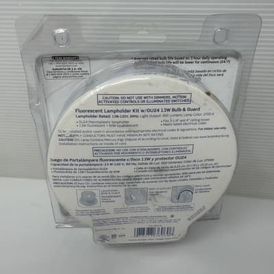 Fluorescent Ceiling Lamp- holder Kit,No L03-09860-BL, Leviton Mfg Co (A131) - Thumbnail 2