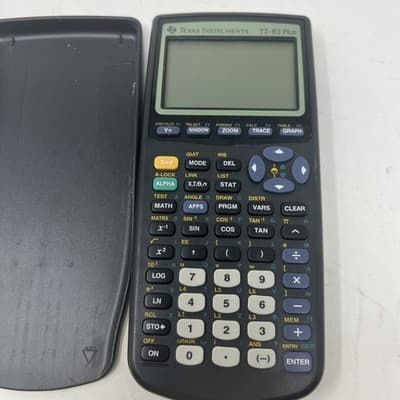 Texas Instruments TI-83 Plus Graphing Calculator With Cover (A18) - Thumbnail 2