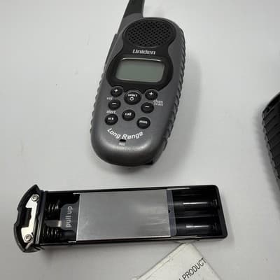 Uniden GMRS 720-2 Black & Gray Wireless Long Range Two Way Radio Walkie Talkie - Thumbnail 5