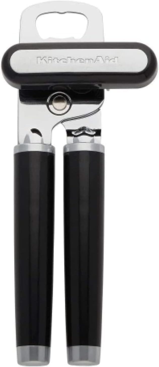 KitchenAid Classic Multifunction Can Opener/Bottle Opener, 8.34-Inch, Black & Ki - Thumbnail 2