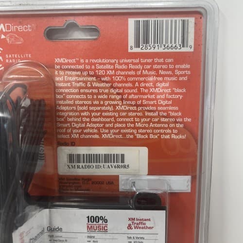 MLB XM Direct XMD1000 Universal Tuner Box Satellite Radio Ready Car Stereo New - Thumbnail 5