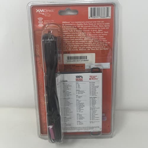 MLB XM Direct XMD1000 Universal Tuner Box Satellite Radio Ready Car Stereo New - Thumbnail 4