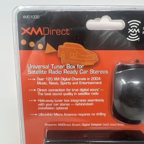 MLB XM Direct XMD1000 Universal Tuner Box Satellite Radio Ready Car Stereo New - Thumbnail 3