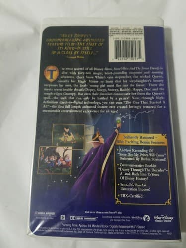 Snow White and the Seven Dwarfs (VHS, 2001, Clam Shell Special Edition) - Thumbnail 2